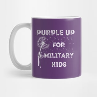 Purple Up For Military Kids Mug